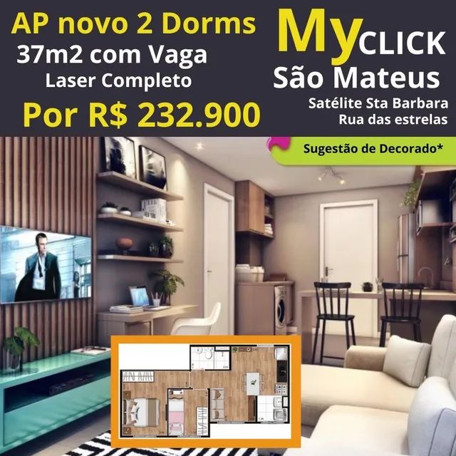 Captação de Apartamento a venda na Rua das Estrelas, Cidade Satélite Santa Bárbara, São Paulo, SP