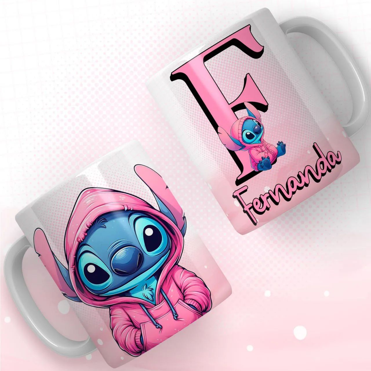 Caneca Personalizada Stitch Com nome