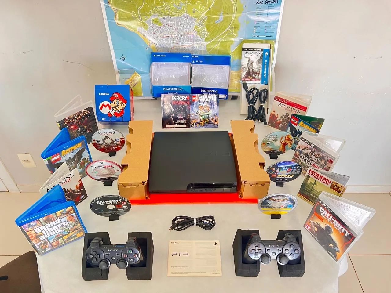 PlayStation 3 Desbloqueado + 2 controles sem fio + jogos + parcelo em até 12x  - Foto 5