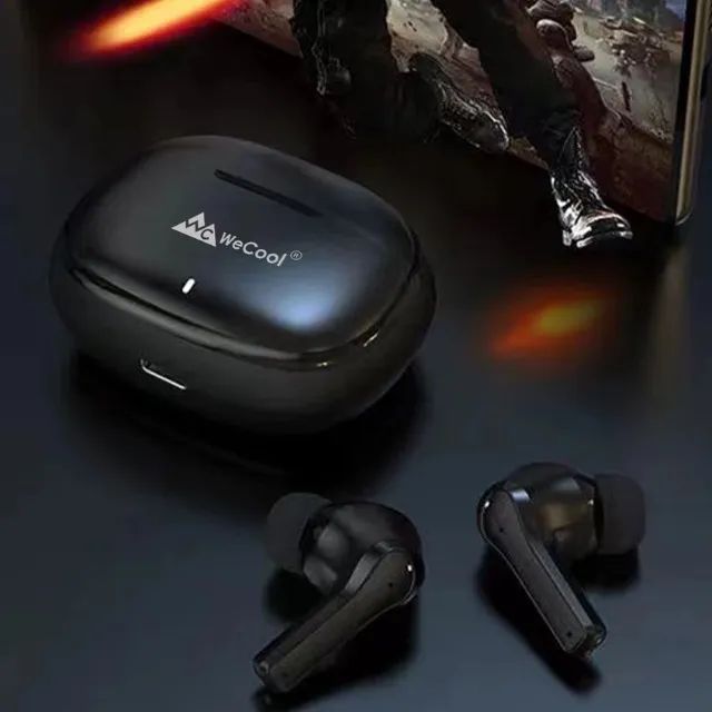 Fone de ouvido WeCool P9 True Wireless Bluetooth 5.2 Fone De Ouvido TWS ENC 