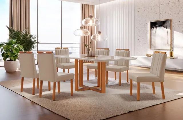 Mesa de Jantar 6 Lugares Lótus t76