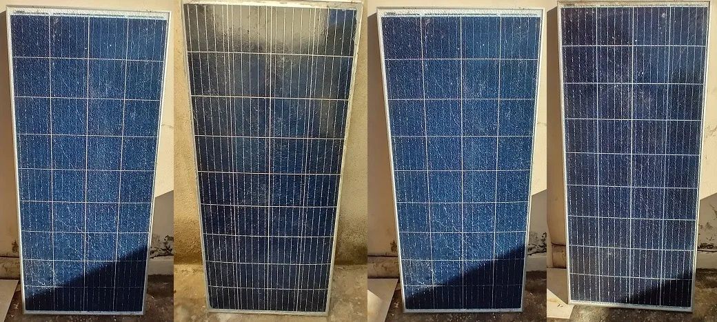 4 Placas Solares de 150w e 160w