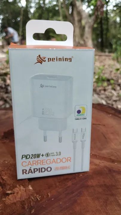 carregador Peining  20W + Cabo type-C 60W 