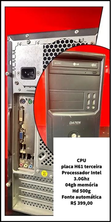 Cpu terceira geração 