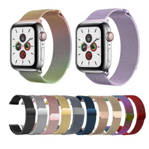 Pulseira Milanese Aço Inoxidável Magnética 40/42/44mm