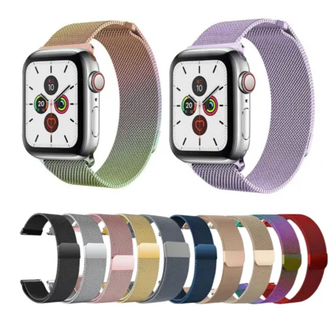 Pulseira Milanese Aço Inoxidável Magnética 40/42/44mm