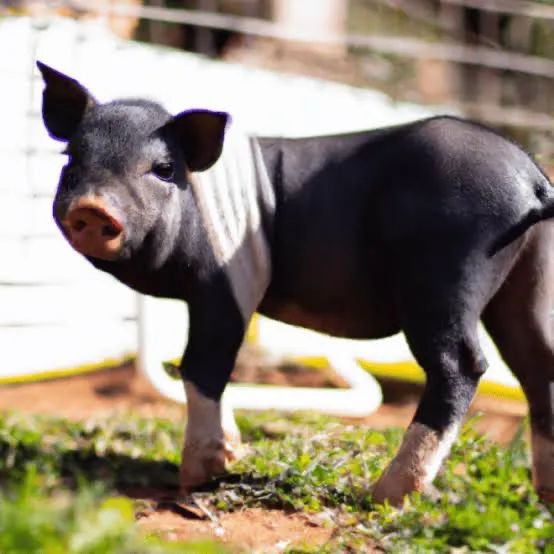 Porcos caipiras (criados com soro)