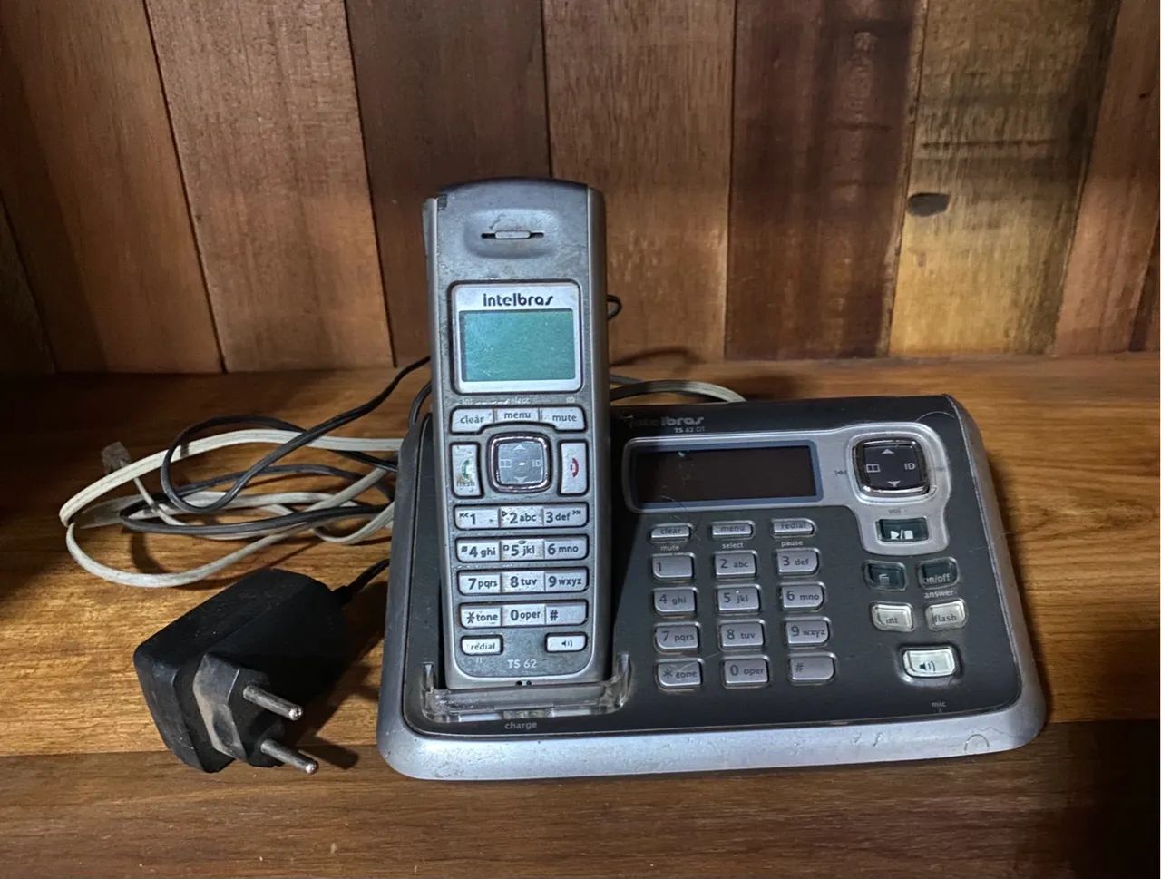 Telefone sem fio com secretária eletrônica 