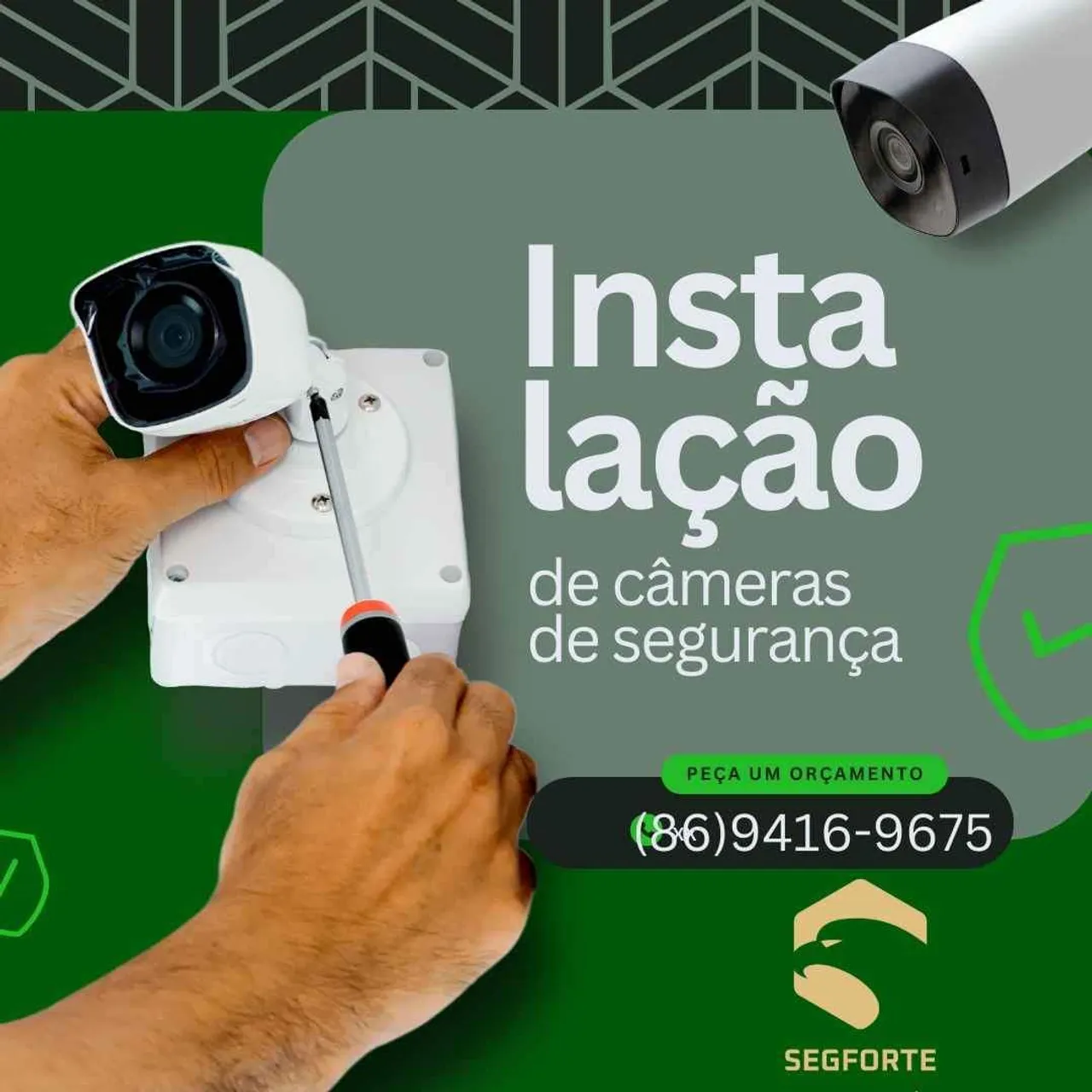 Câmeras de segurança eletrônica