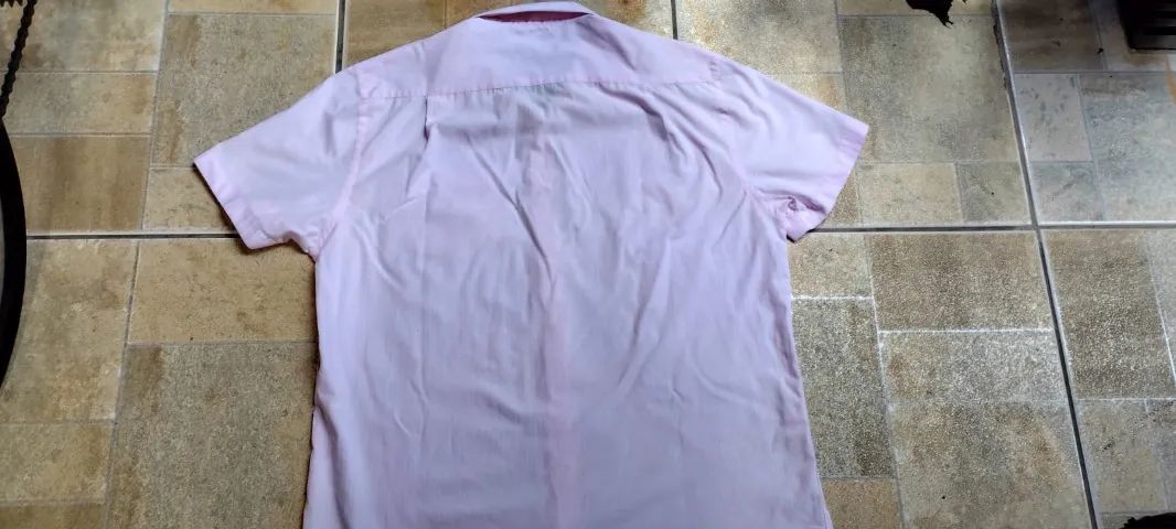 Camisa masculina rosa número 3 - Foto 4
