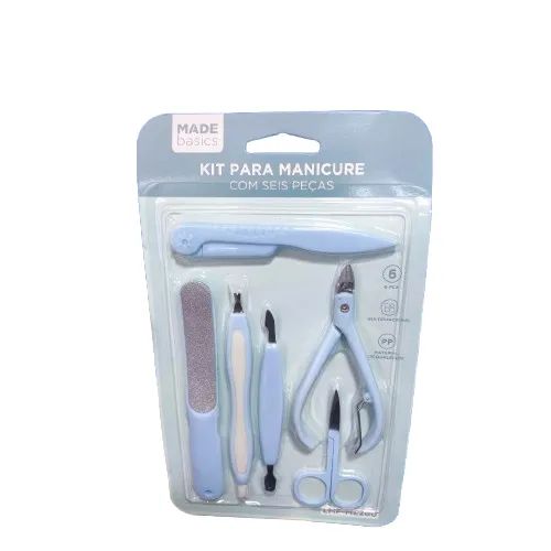 (NOVO) Kit Para Manicure Made Basics LMF-MZ200