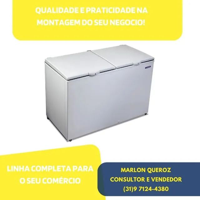 Freezer Congelador 490 Litros Novo 