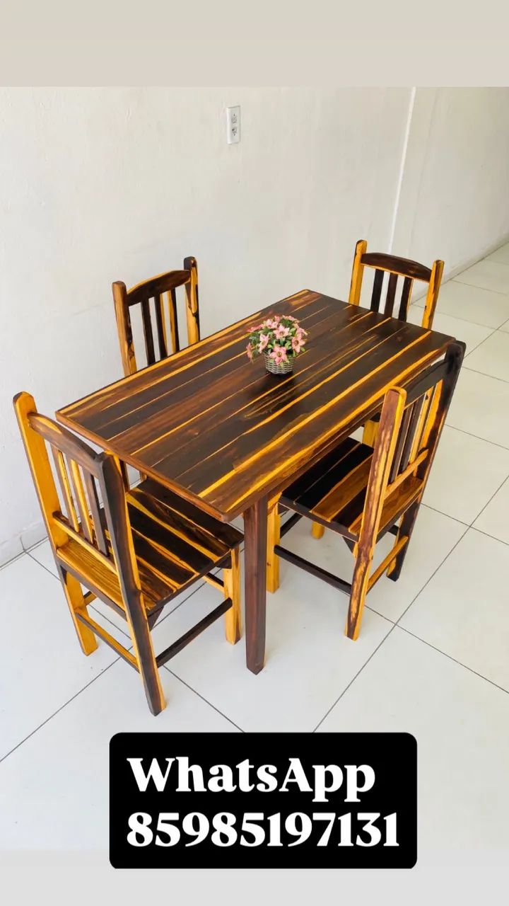 CONJUNTOS FIXOS COM 4 CADEIRAS  - Foto 4