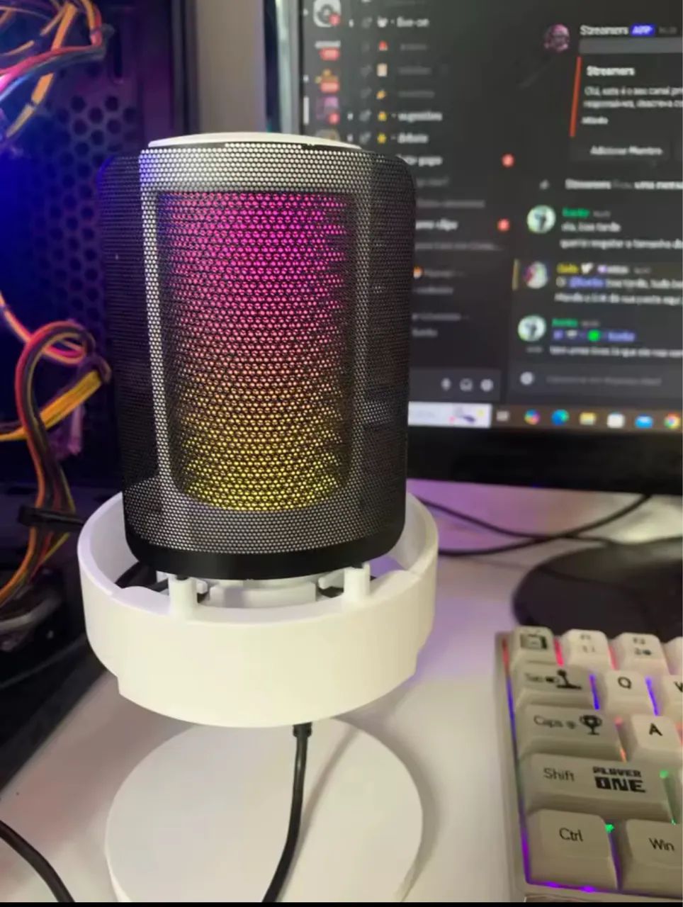 Microfone USB FIFINE para gravação e streaming no PC/Mac com filtro pop