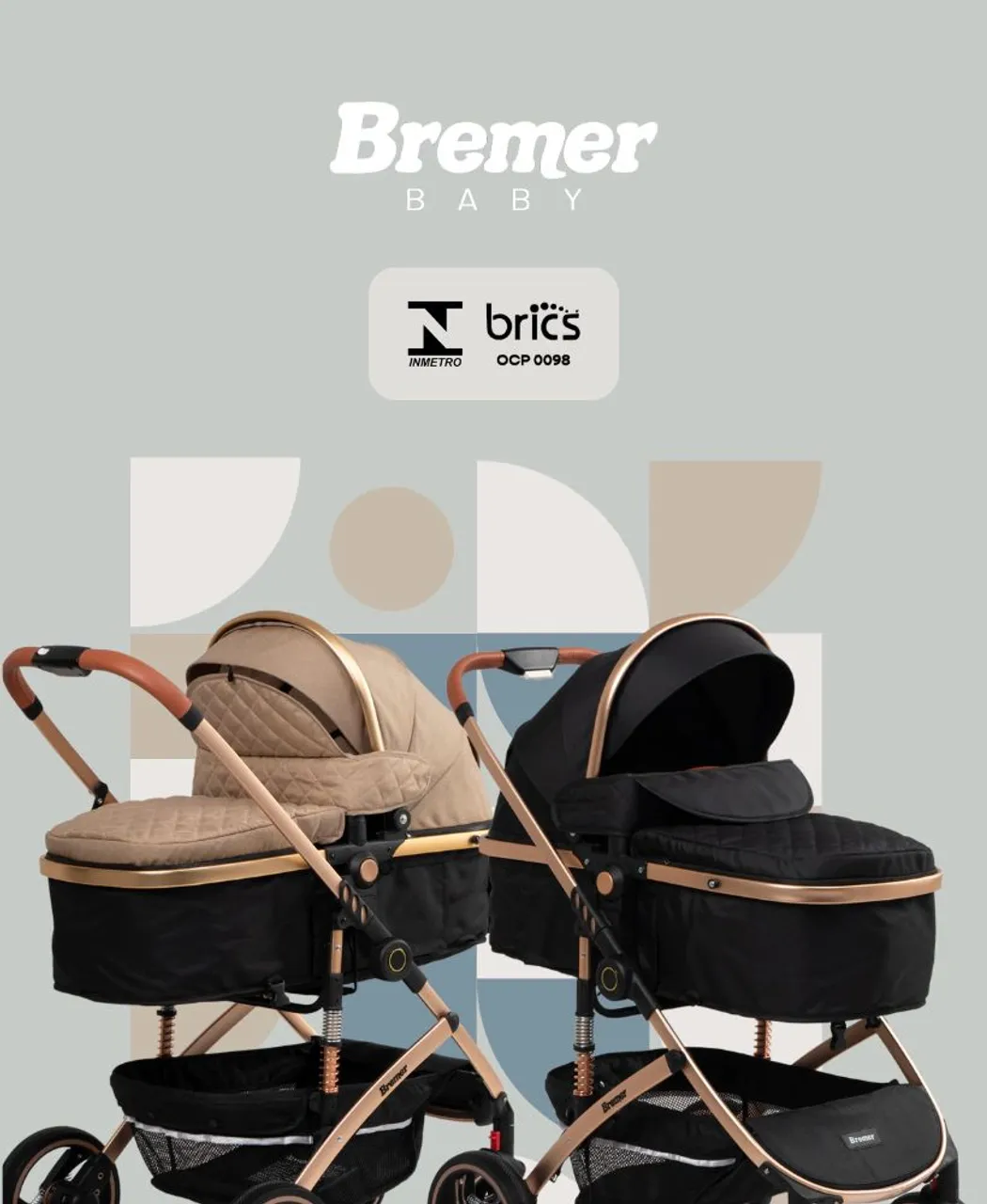 Carrinho de Bebê Bremer Baby - Conforto e Estilo!