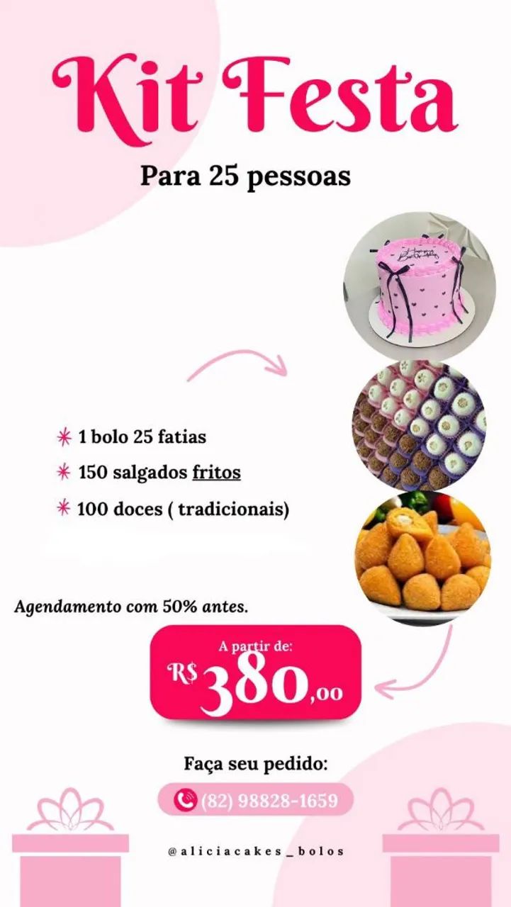 Bolos, doces, salgados e kits festas  - Foto 4