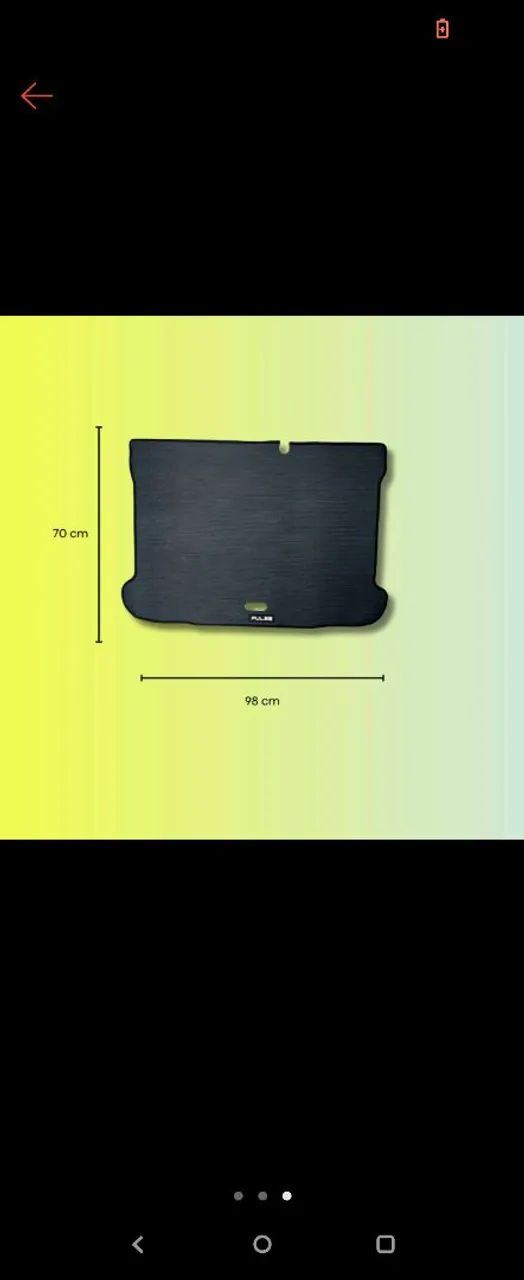 TAPETE PORTA MALA FIAT PULSE