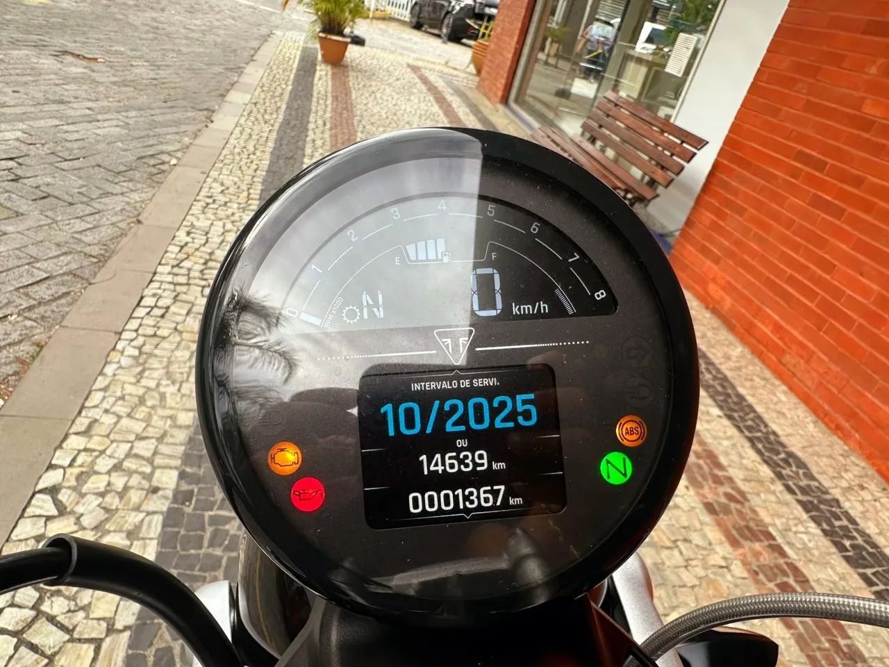 Triumph Scrambler 1200 XC 2025 com 1300 km - Impecável - Foto 15