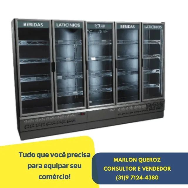 Expositor Refrigerado 5 Portas Polar 220v