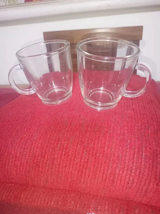 2 Xícaras de Chá em Vidro - Novo - Foto 2