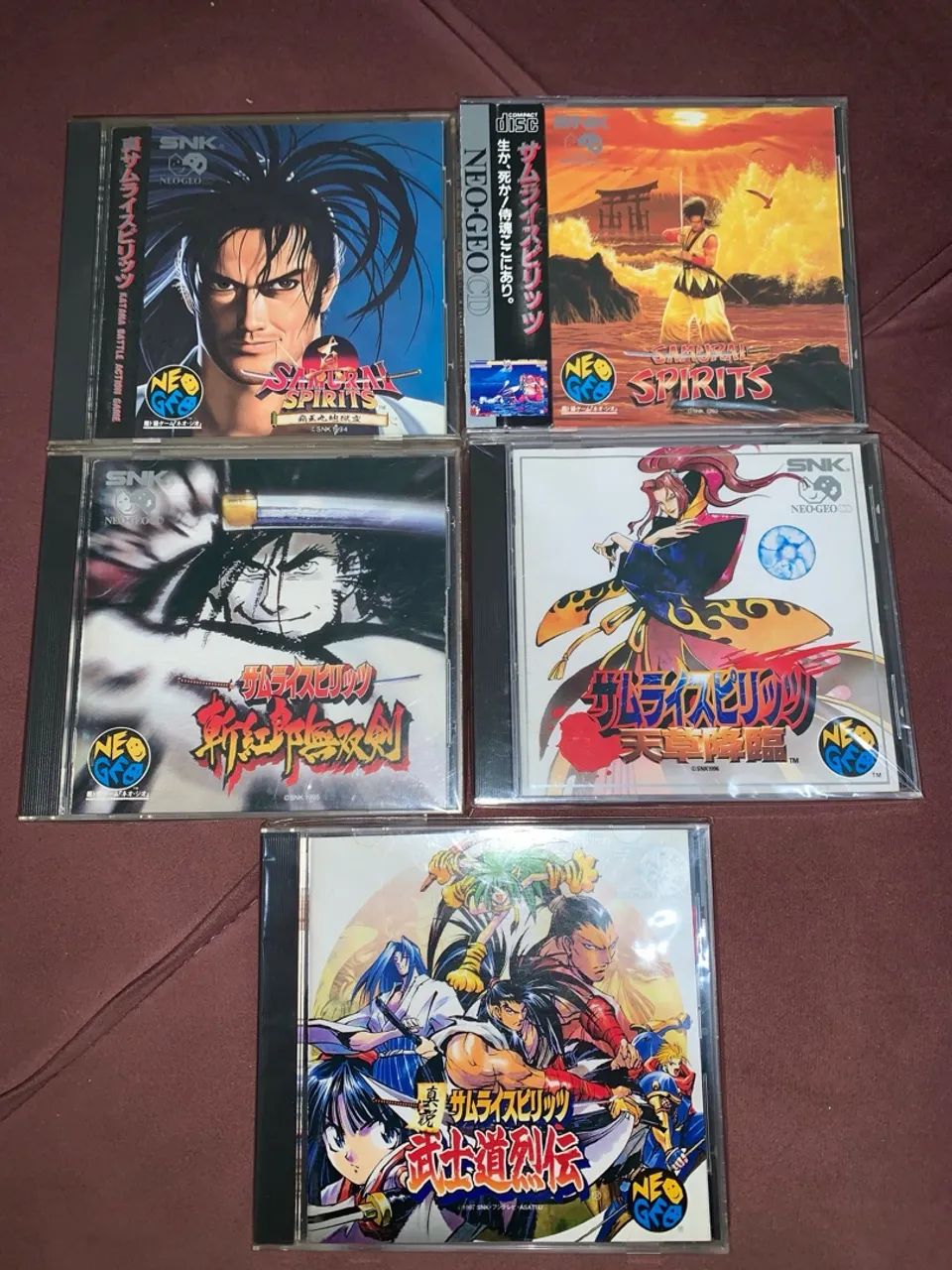 Coleção Samurai Shodown Neo Geo CD