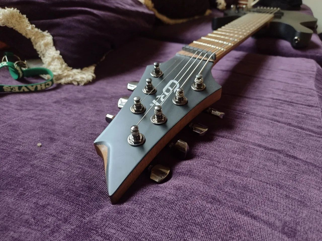 Guitarra Cort KX307MS OPM 7 cordas 