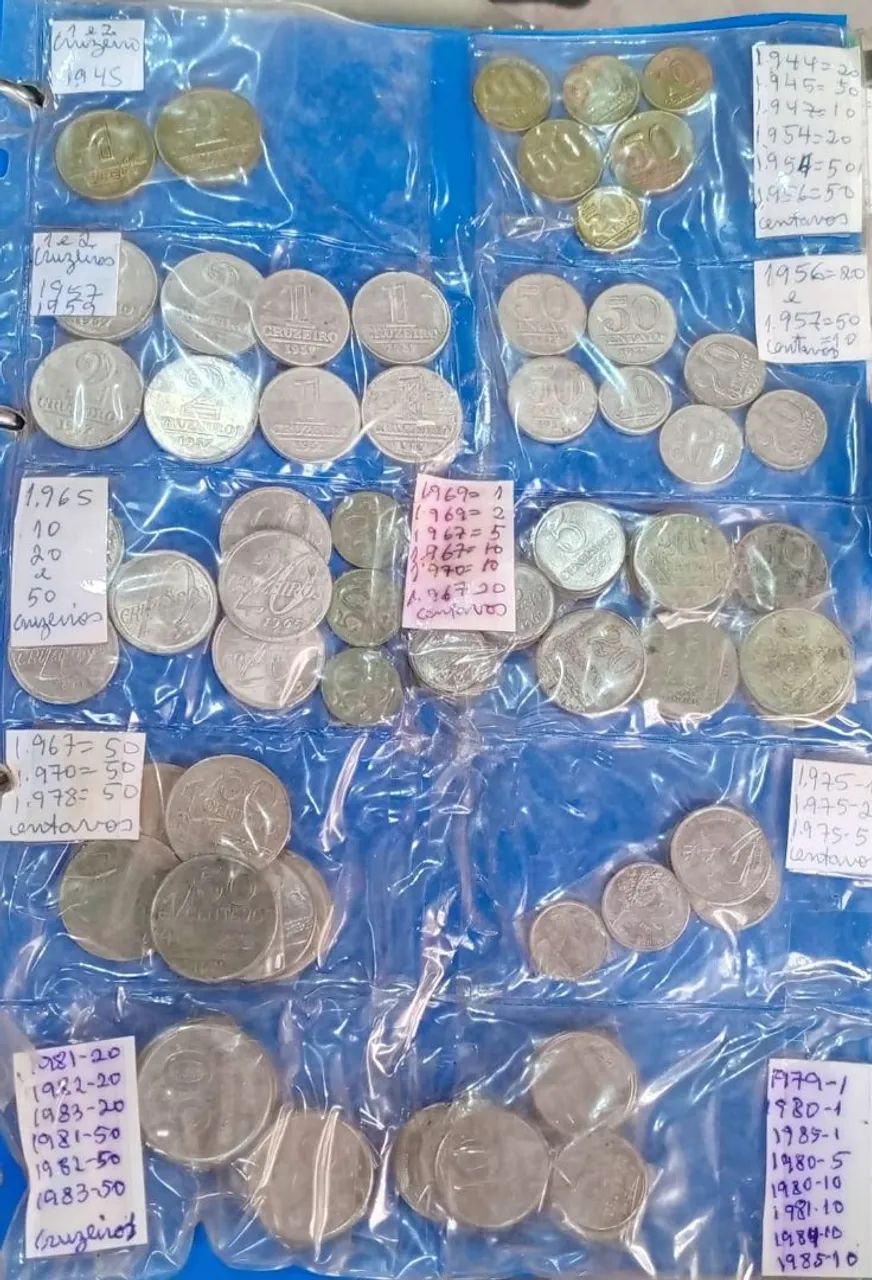 Moedas e notas antigas, tenho bastante 