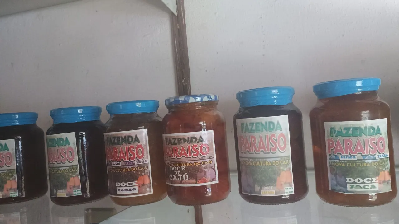 Doces em comportas direto da fazenda