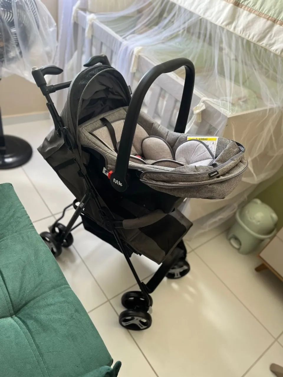 Carrinho de bebê multikids  - Foto 4