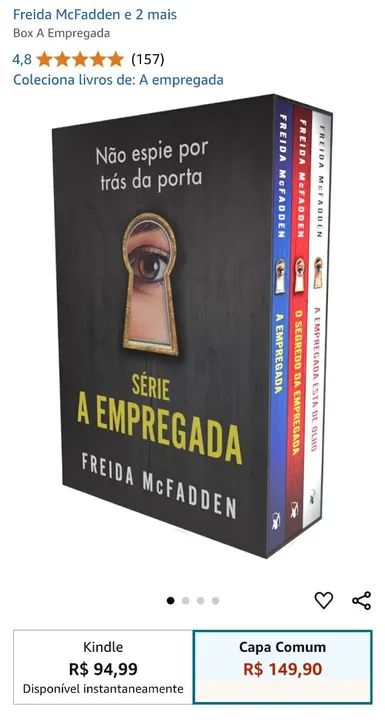 Box do Livro "A Empregada"