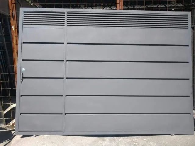 Portão 100% galvanizado com instalação 64842052992770120