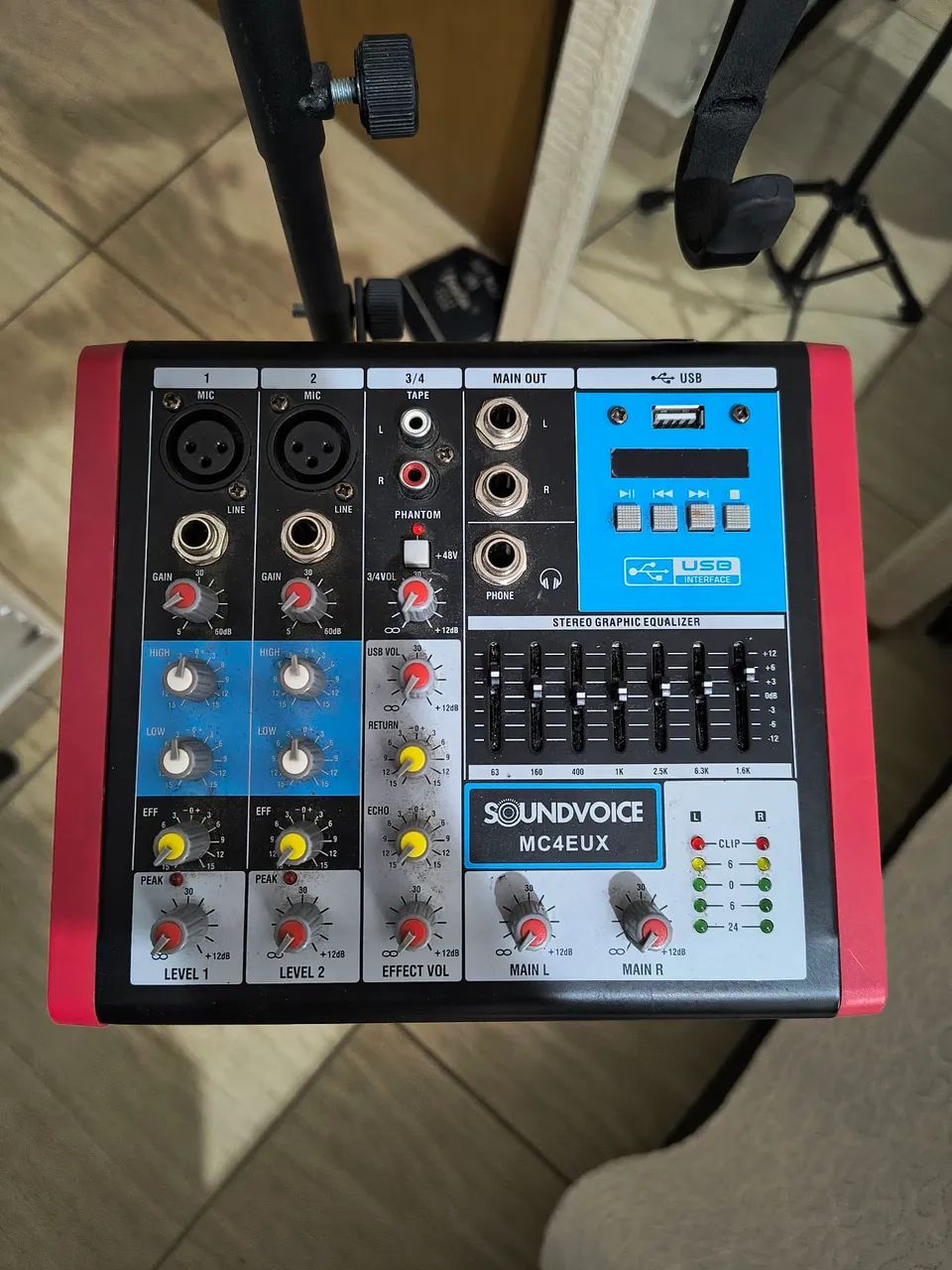 Mesa de som Soundvoice MC4EUX