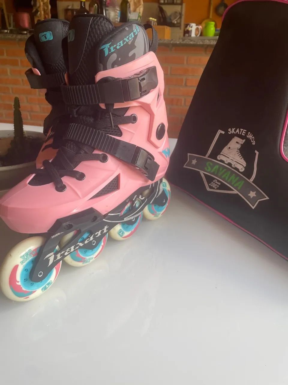 Patins Revolt Rose - 80mm ABEC-9 - Foto 5