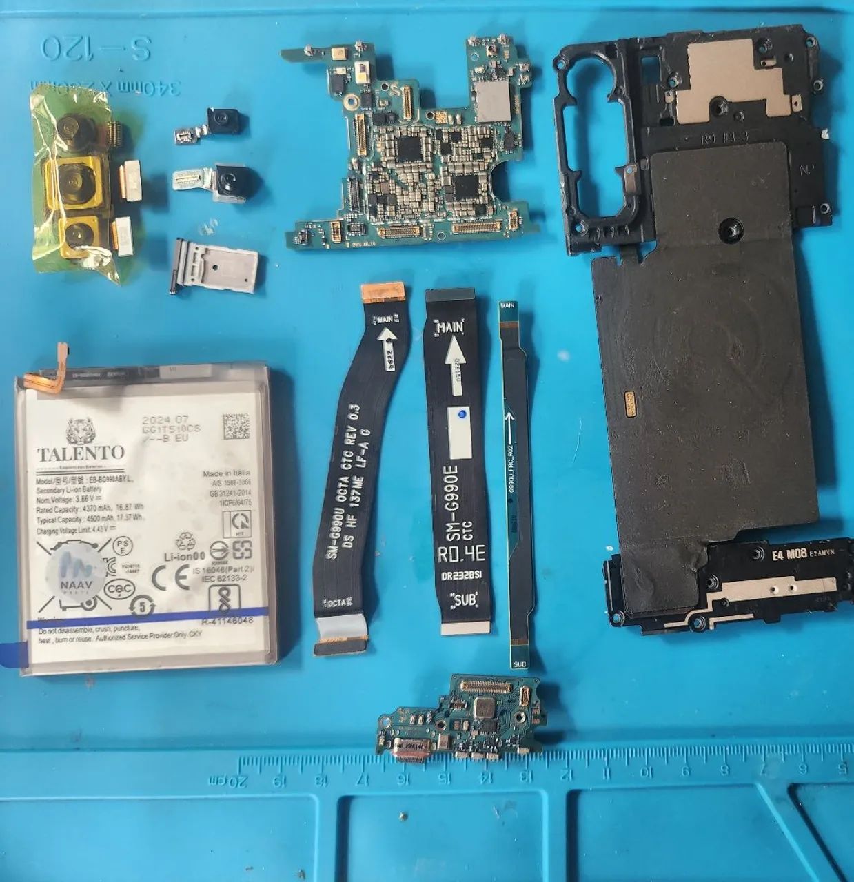 Peças do s21fe originais retirada,  tenho nf