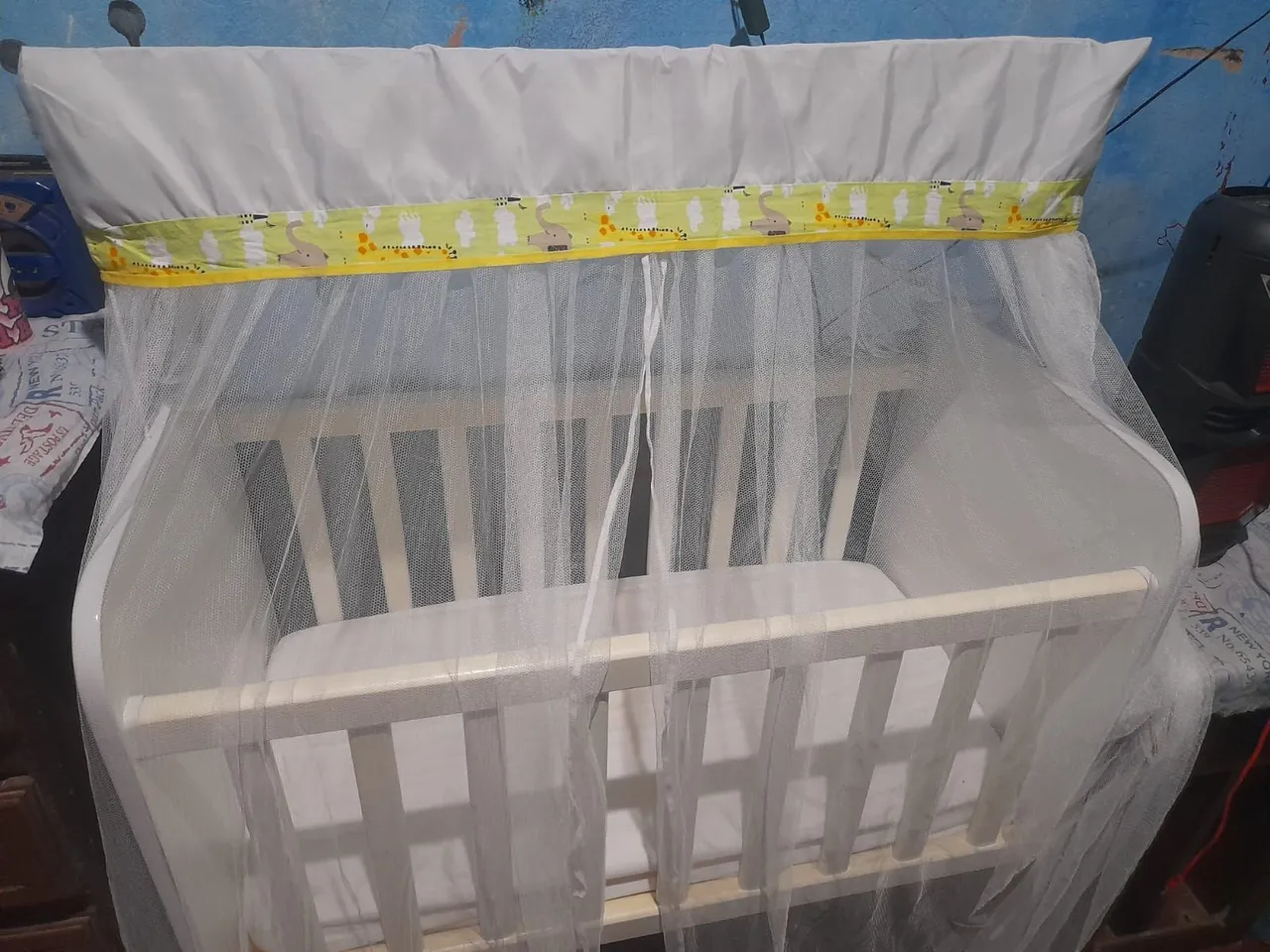 Mini Berço com mosquiteiro