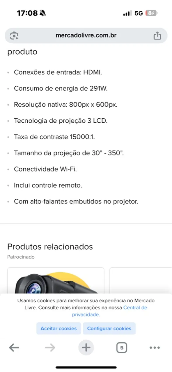 Projetor Epson Power Lite S31+