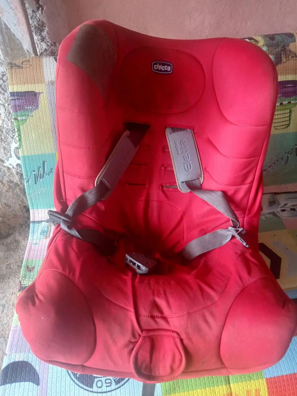 Cadeira de Carro Bebê Vermelha - Foto 2