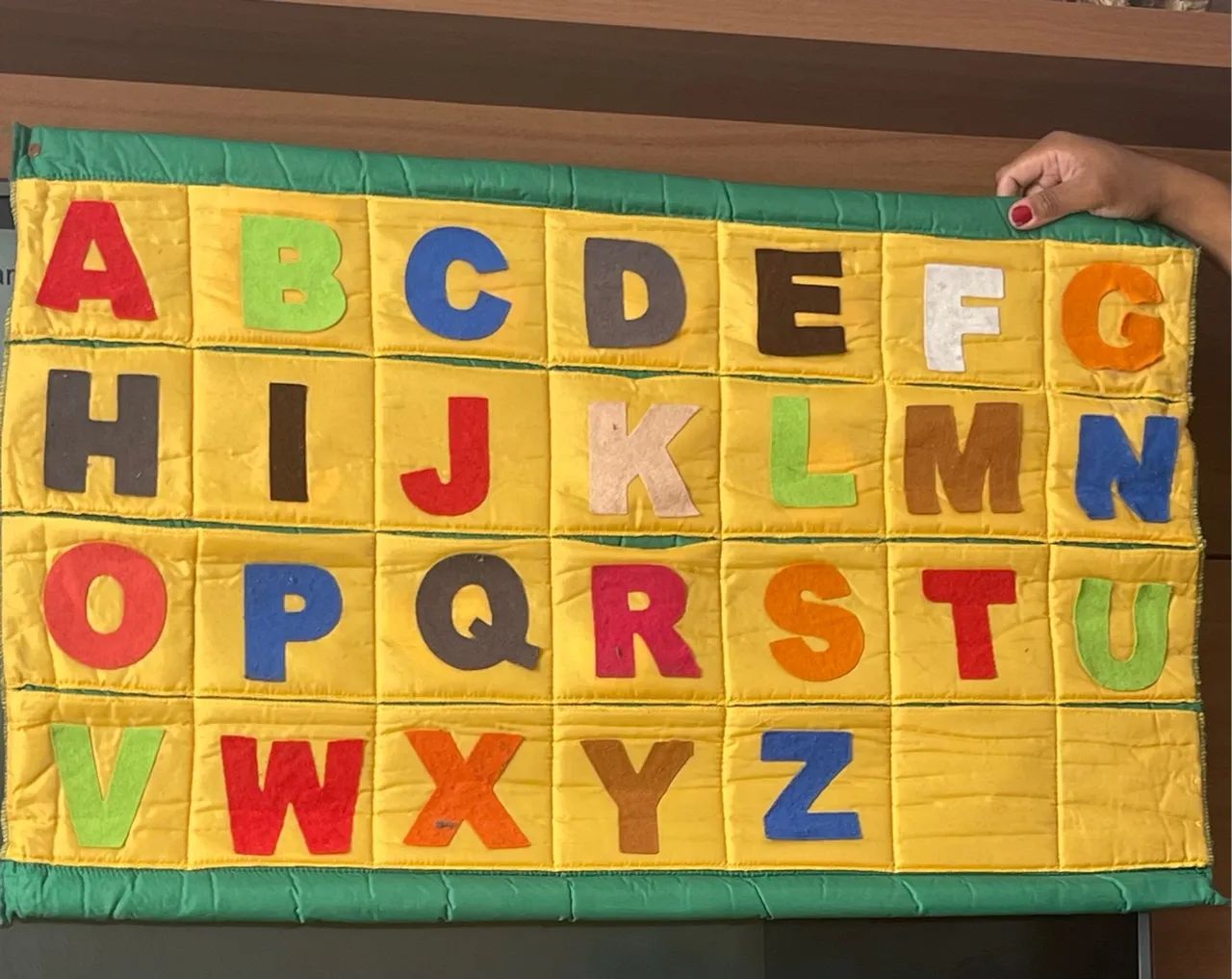 Alfabeto de tecido para crianças  - Foto 3
