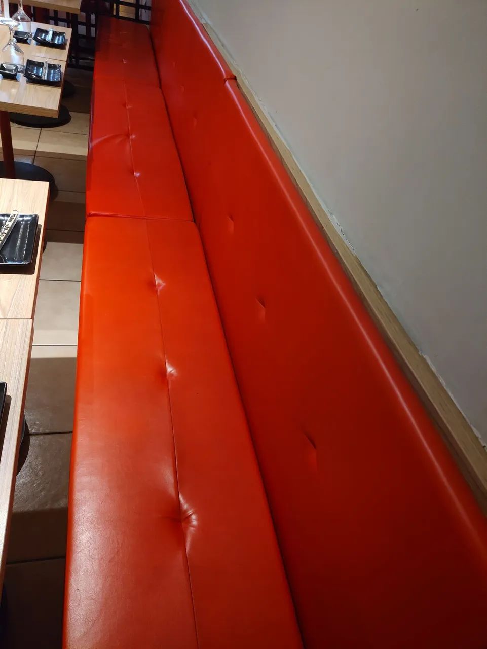 Sofá Booth para restaurante ou lanchonete 