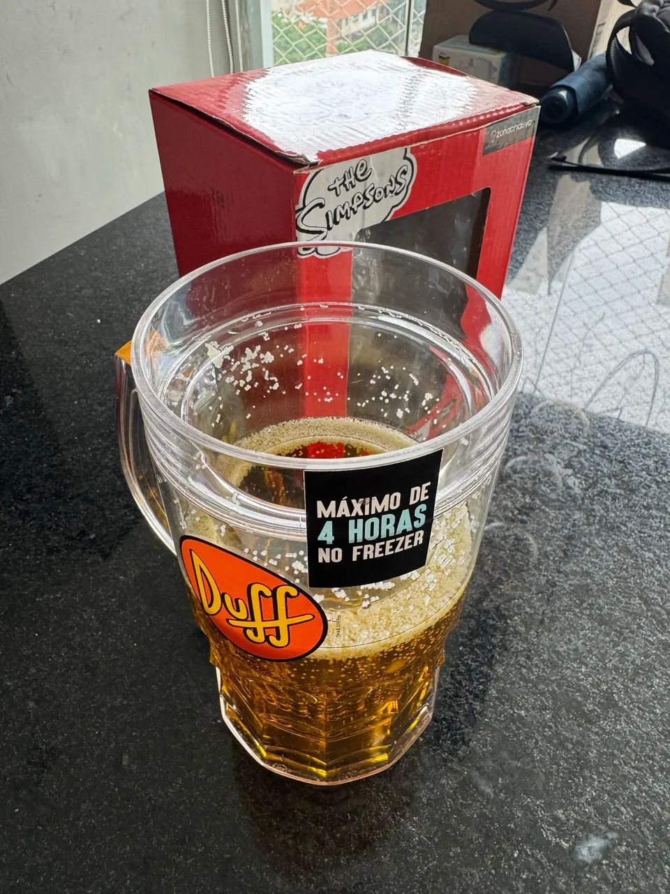 Caneca sempre cheia Duff Simpsons Zona Criativa (nova) - Foto 3