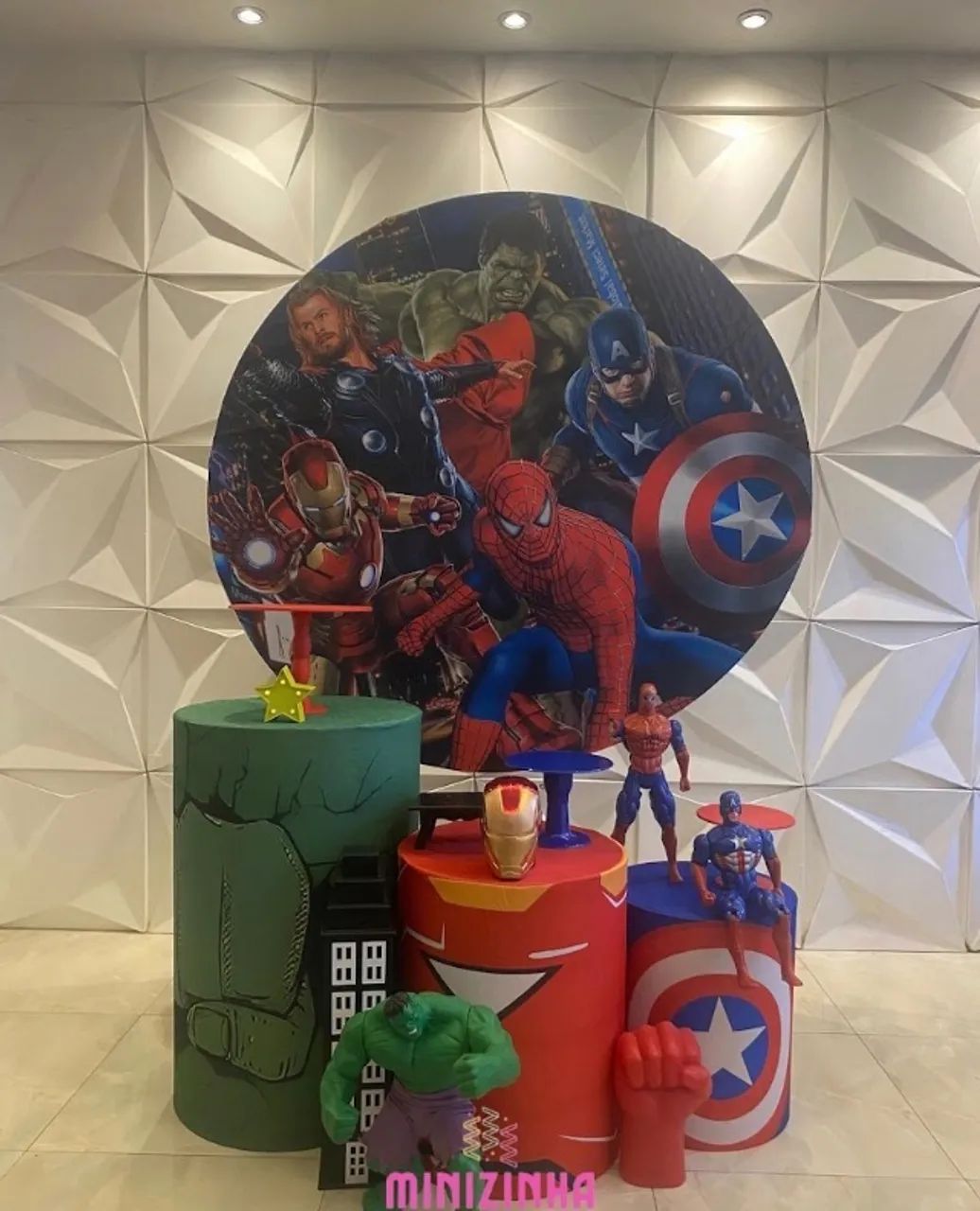 Pegue e monte Heróis vingadores festa - Foto 2