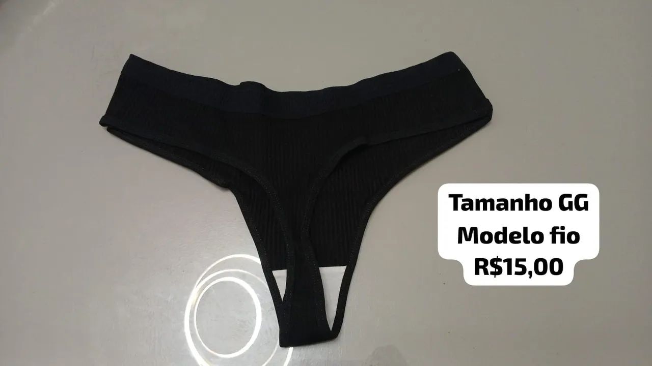 Calcinha de renda tamanho M - Foto 4
