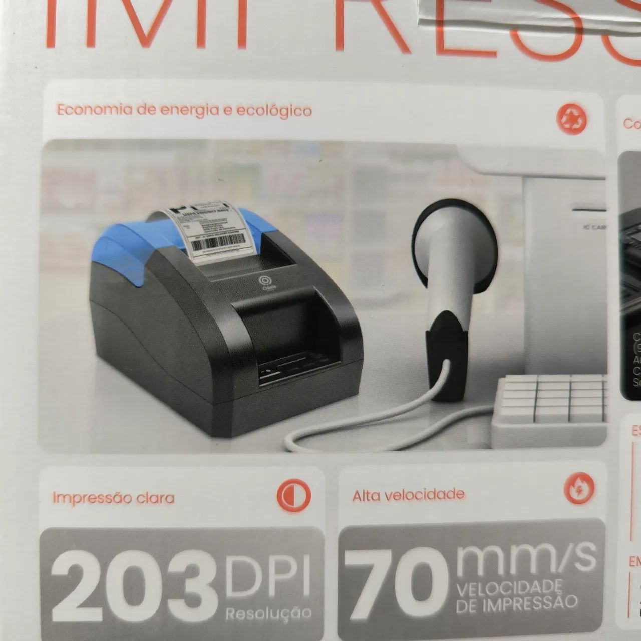 Impressora térmica USB muito usada em Ifood  - Foto 3