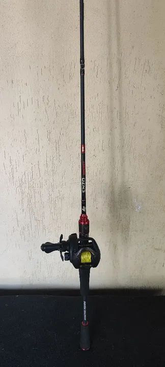 Conjunto vara e carretilha 