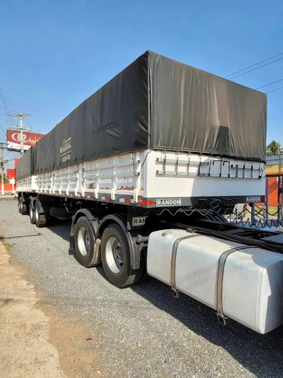 BITREM RANDON GRANELEIRO 2008 - 2008 BRANCO COM LONA PRETA - Foto 2