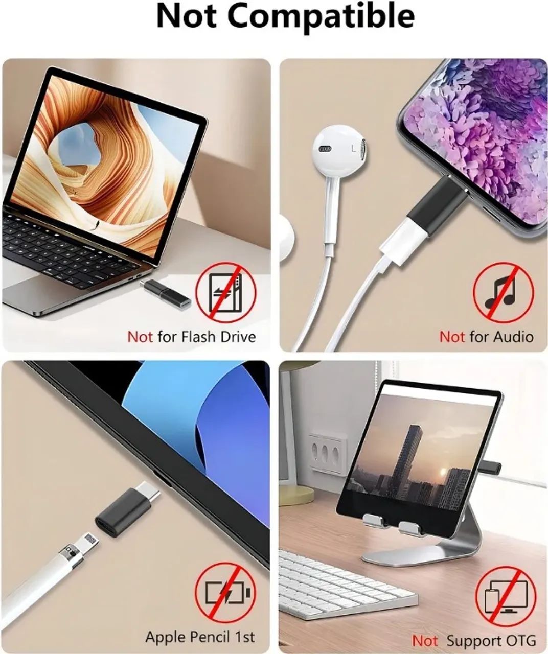 Adaptador Usb-C A?Gold CBA-25 para Lightning Compatível Para iPhone - Foto 5