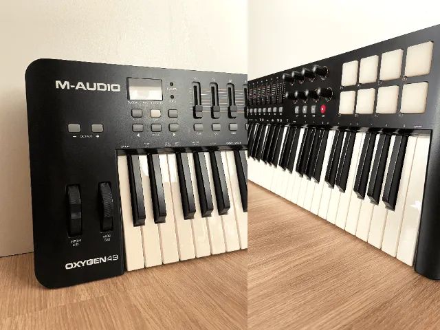 Teclado Controlador M-AUDIO OXYGEN 49 (Capa Bag | Cabo MIDI-UBS | Suporte | Pedal Sustain) - Foto 2