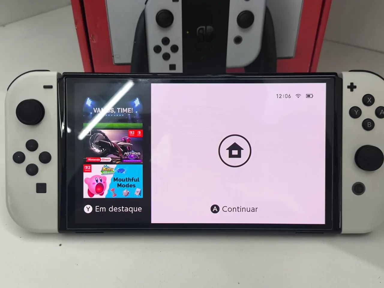 Nintendo Switch Oled Desbloqueado 128GB 10x s/Juros Consoles de