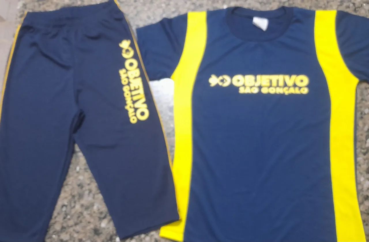 Conjunto Uniforme Colegio Objetivo São Gonçalo - 14 anos - Foto 2