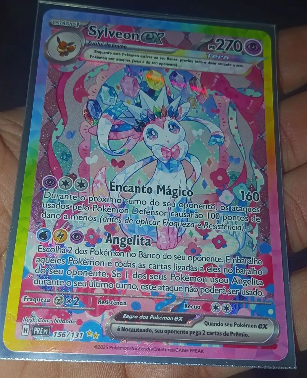 Carta Sylveon Ex (MN)